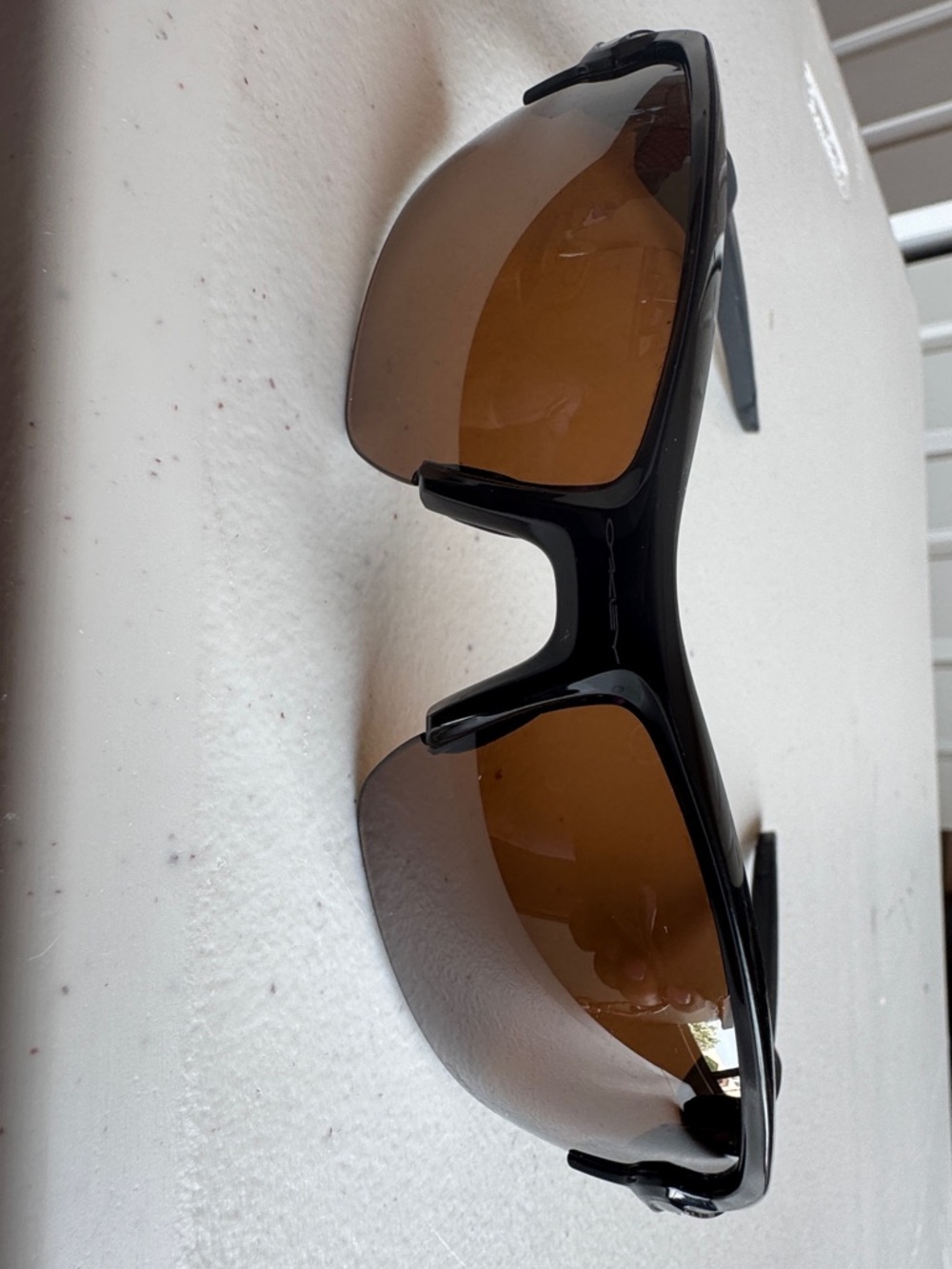 Oakley Flak 2.0 Black Sport Sunglasses with Brown Lenses with Case
